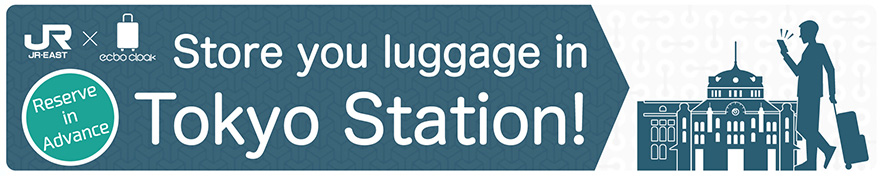 Reserve com seu smartphone ARMAZENAMENTO DE BAGAGENS EM ESTAÇÃO