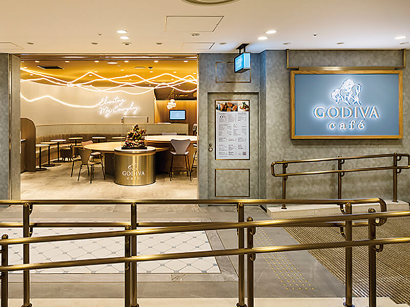 GODIVA café Tokyo外観