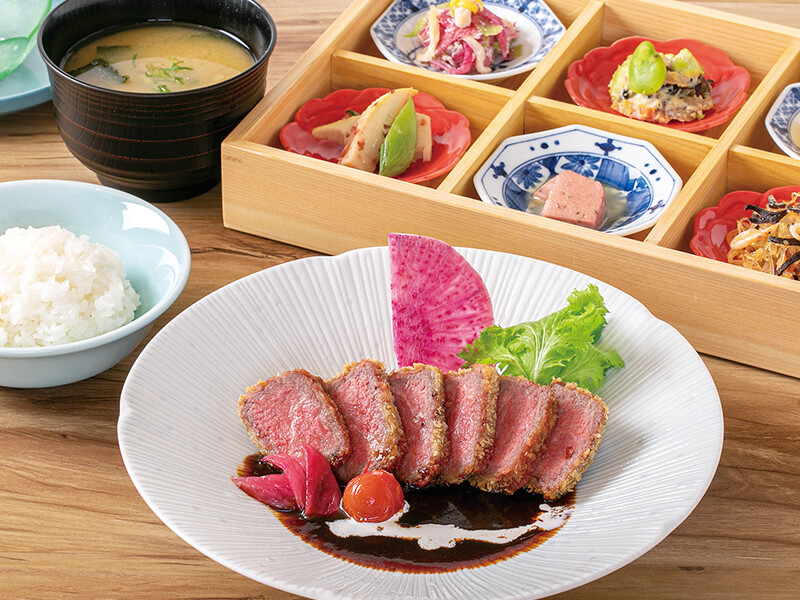 黒毛和牛のカツレツ御膳
