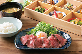 和牛ロースのローストビーフ御膳