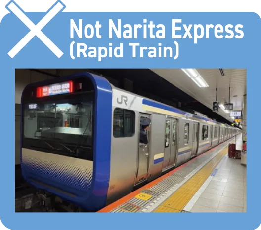 Not Narita Express(Rapid Train)