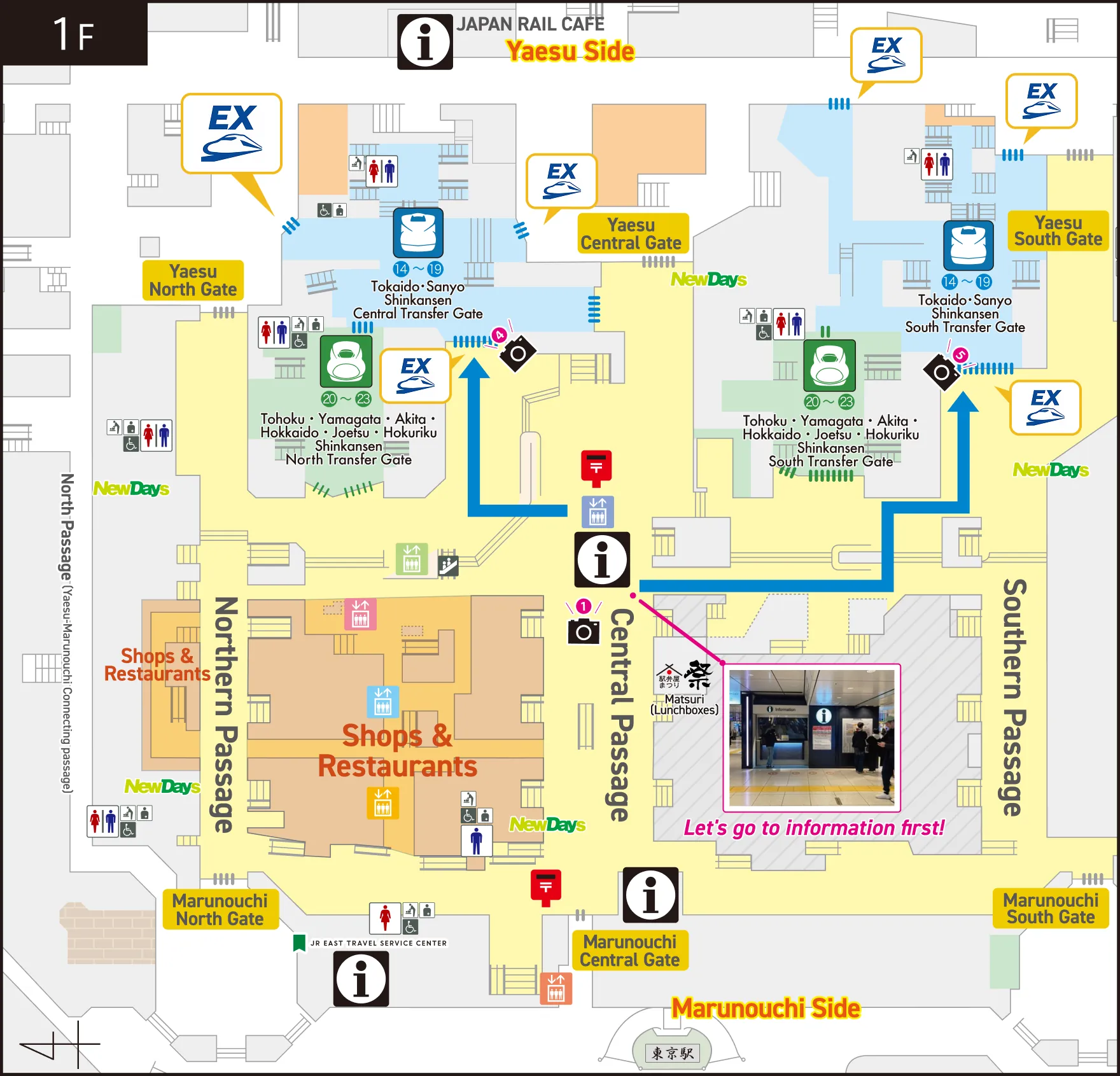 Tokaido・Sanyo Shinkansen Map
